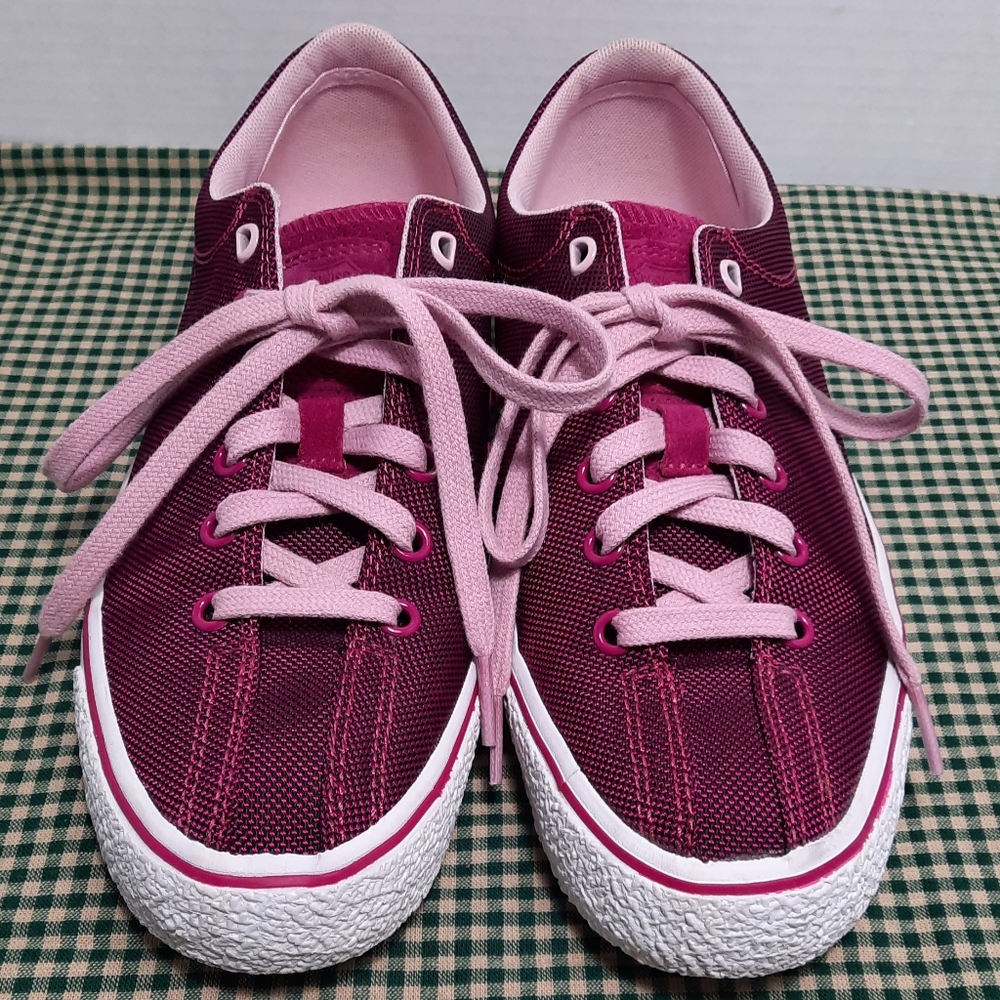 K-SWISS 72925-516 CLEAN LAGUNA LOW Unisex (M) Pink/White Textile Lifestyle Shoes